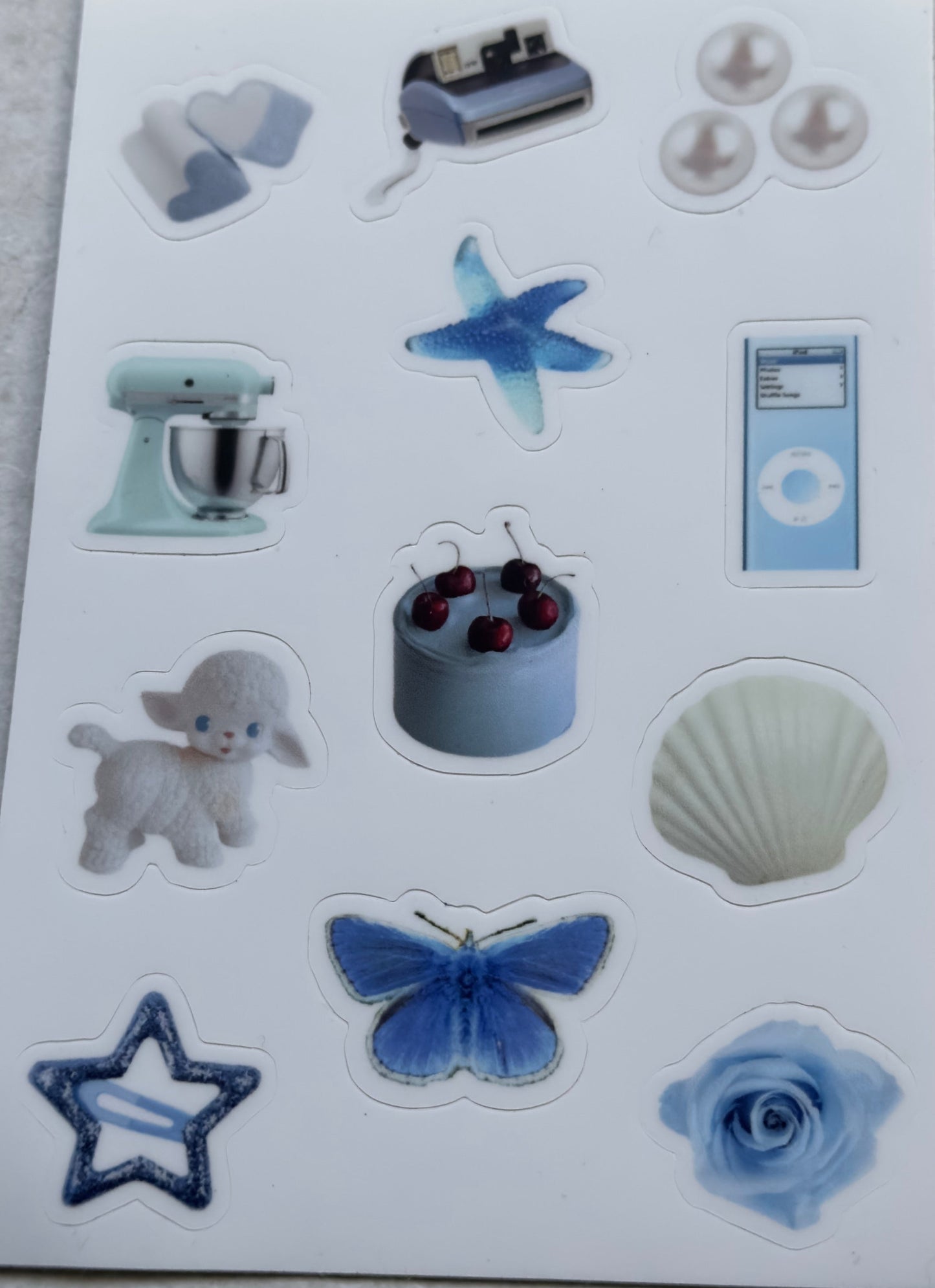 STICKER SHEET-BLUE