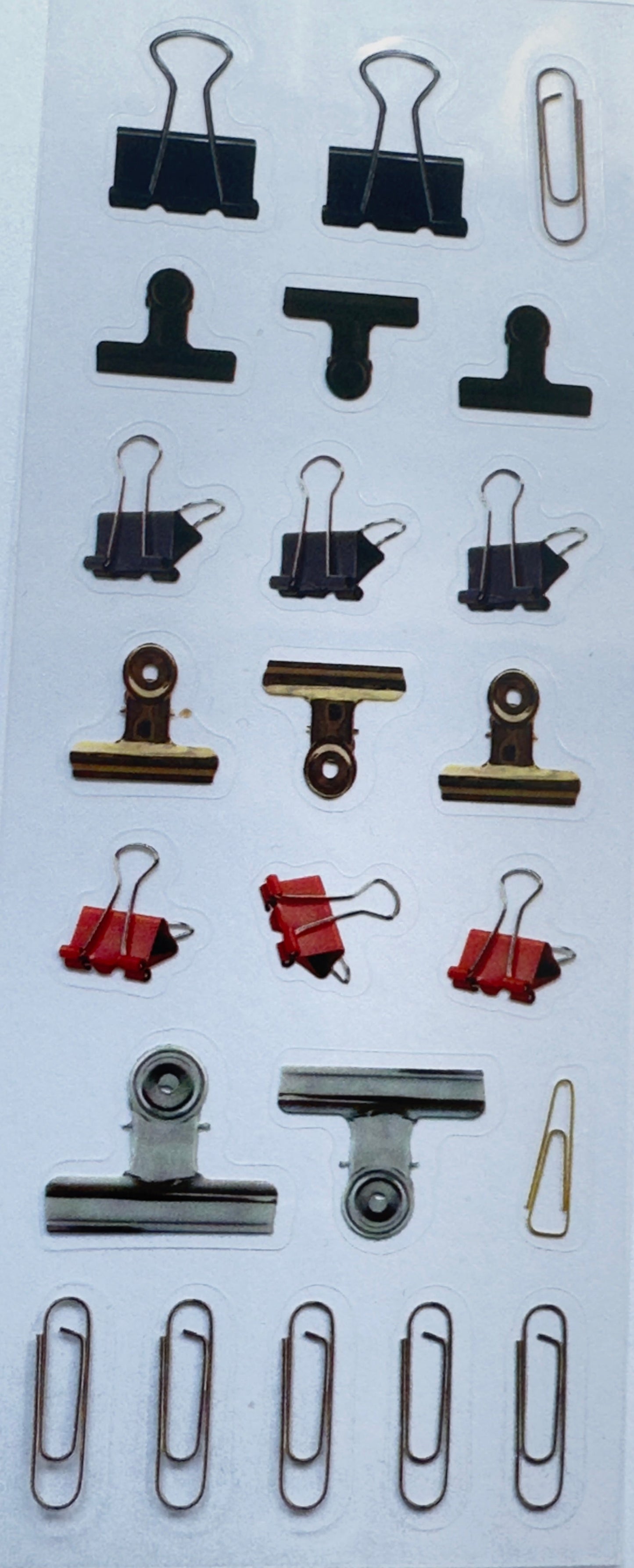 CLIPS TRANSPARENT STICKERS