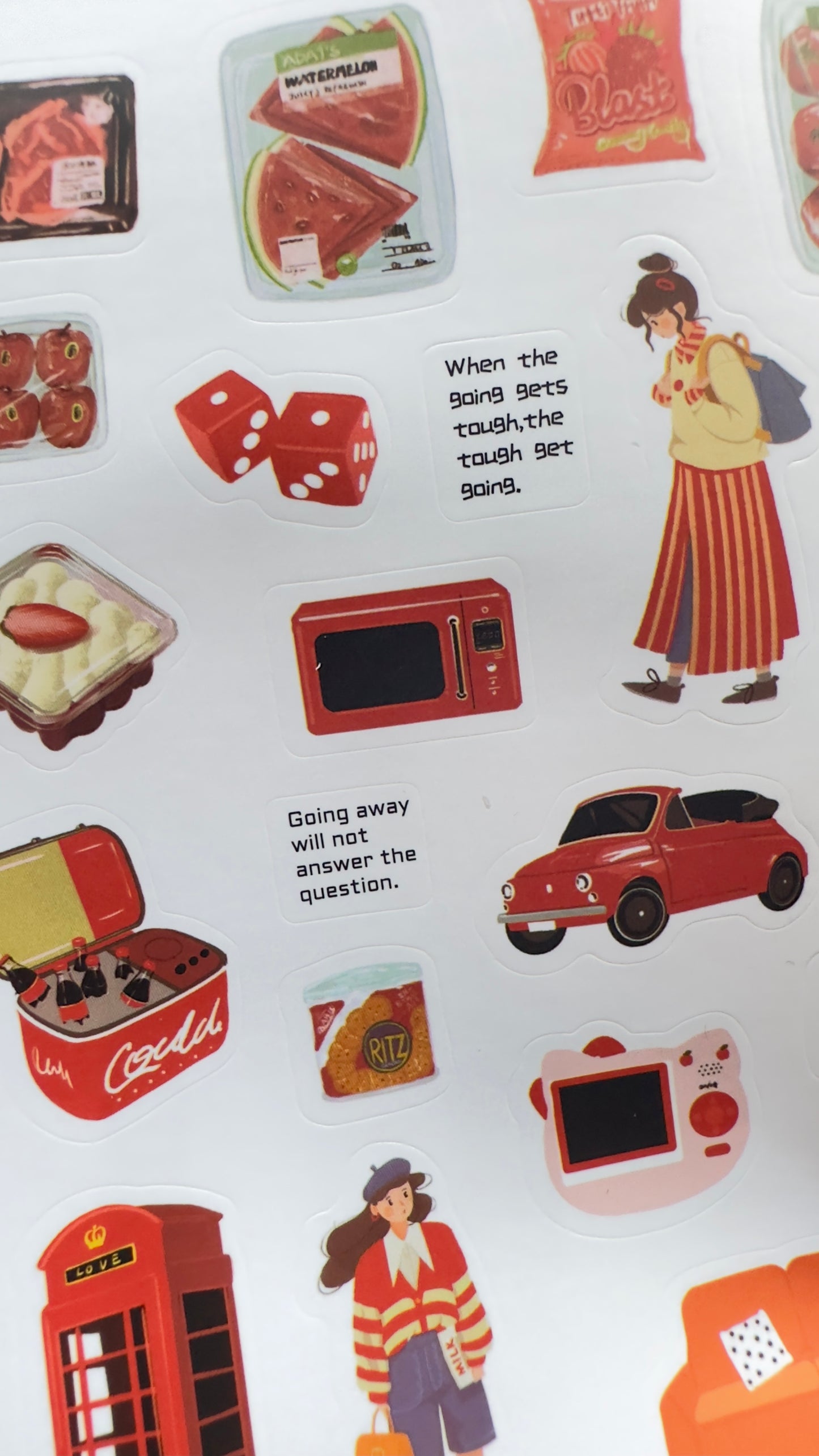 DAILY LIFE ILLUSTRATION STICKER