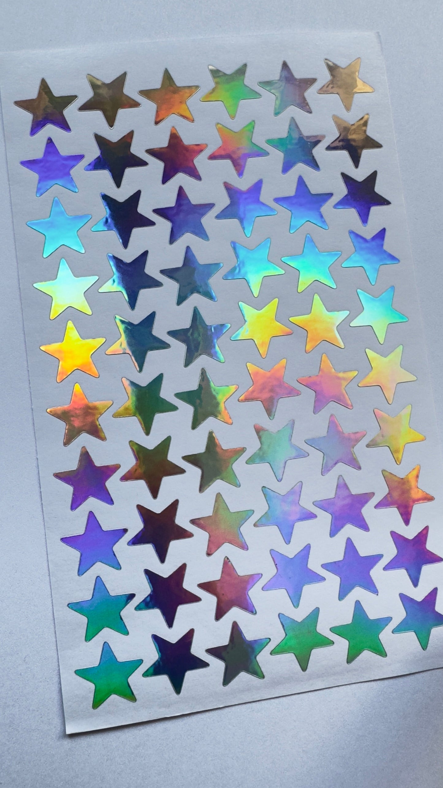 HOLOGRAPHIC STARS STICKERS