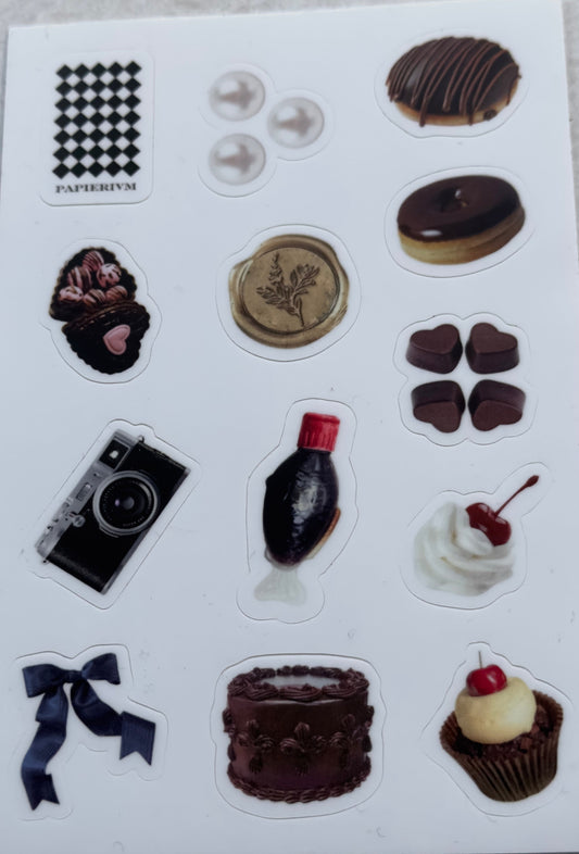 STICKER SHEET-CHOCOLAT