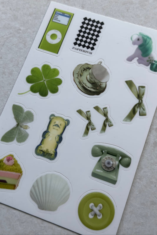 PAPIERIUM STICKERS VERT