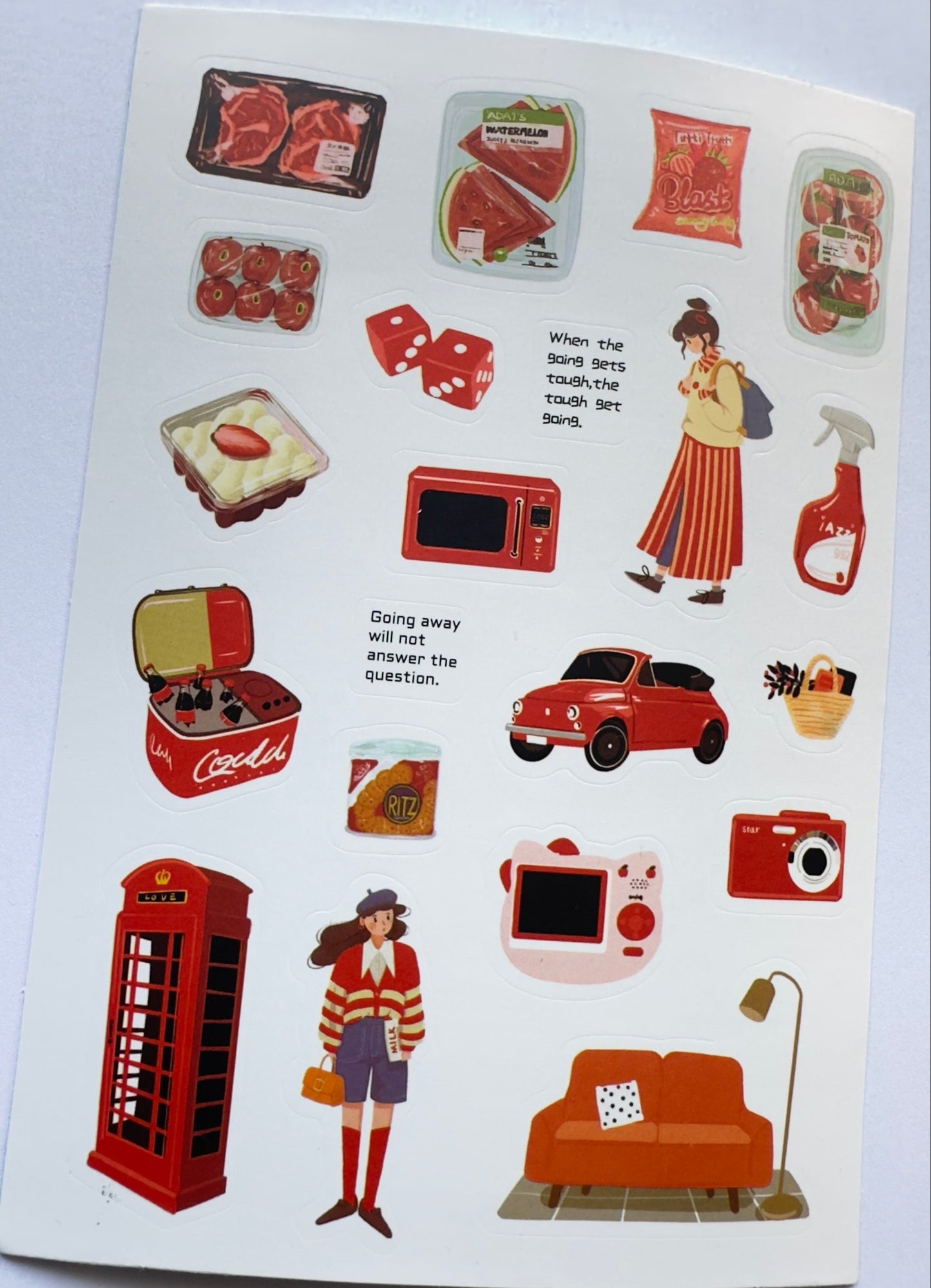 DAILY LIFE ILLUSTRATION STICKER