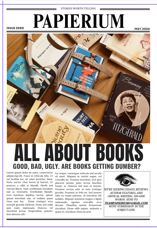 PAPIERIUM DIGITAL TABLOID-ISSUE ZERO